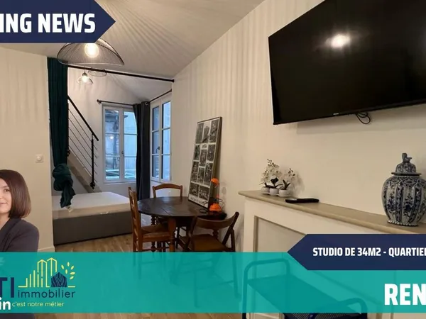 Appartement 1 pièce 34 m² 