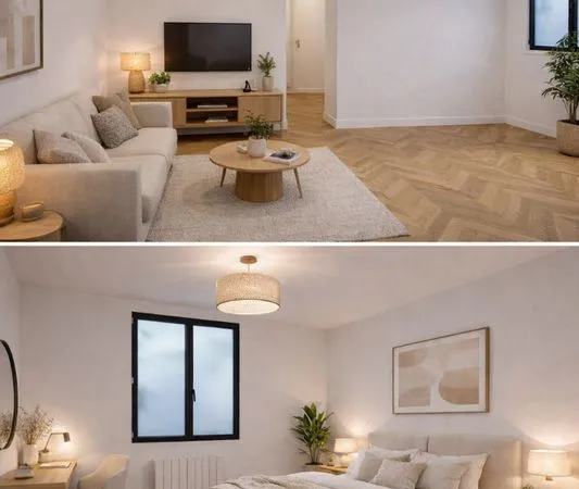 Appartement 52 m² - RDC sur cour - Rue Meslay (Paris 3e) 