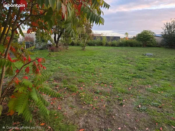 Maison + terrain constructible 