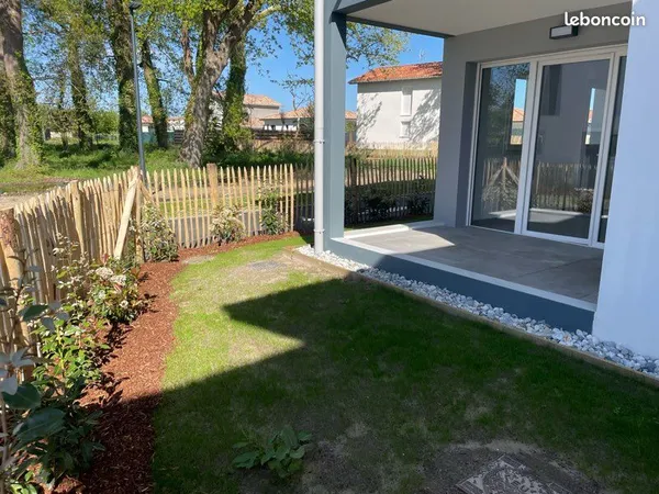 Appartement T3 avec jardin 70m2 - Location à l'année 
