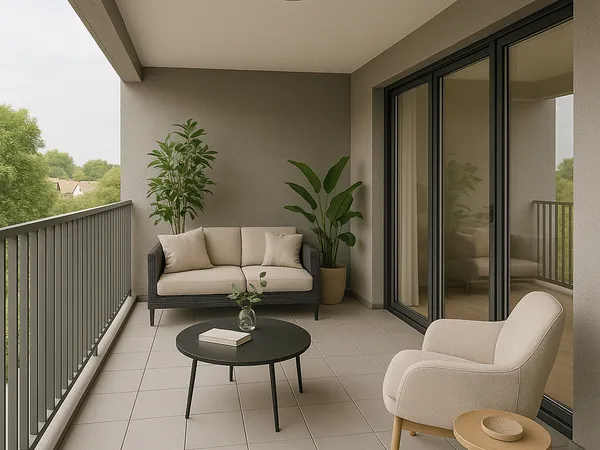 Idéal travailleurs frontaliers T3 avec terrasse 