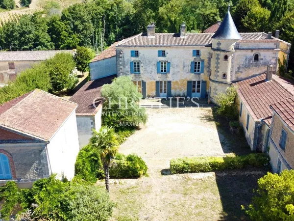 Chateau de caractère à rénover - Vignoble - Dépendances - Jolie parc - Calme et discret 