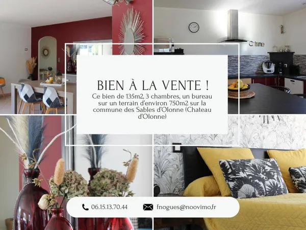 Maison 5 pièces - 135m² 