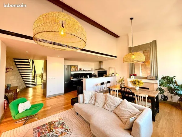Appartement T3 duplex dernier étage 