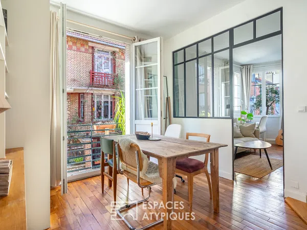 Appartement lumineux à l'esprit campagne chic 