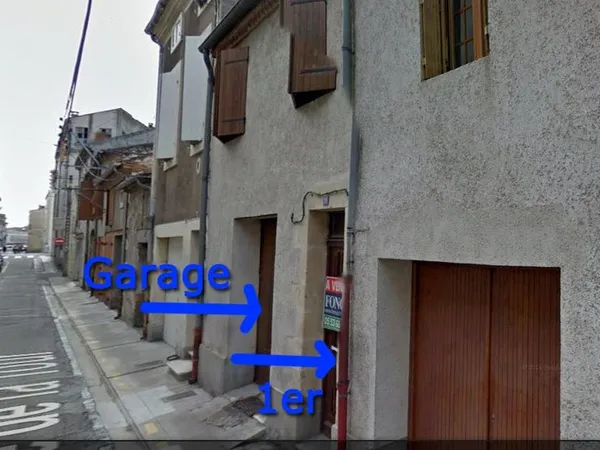Maison à AGEN proche du nouveau parking 2 étages 86m2 + garage 82m2 