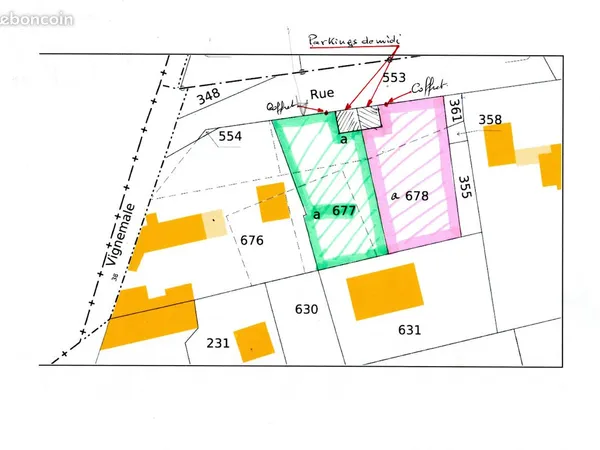 Terrain à Vendre 47000 