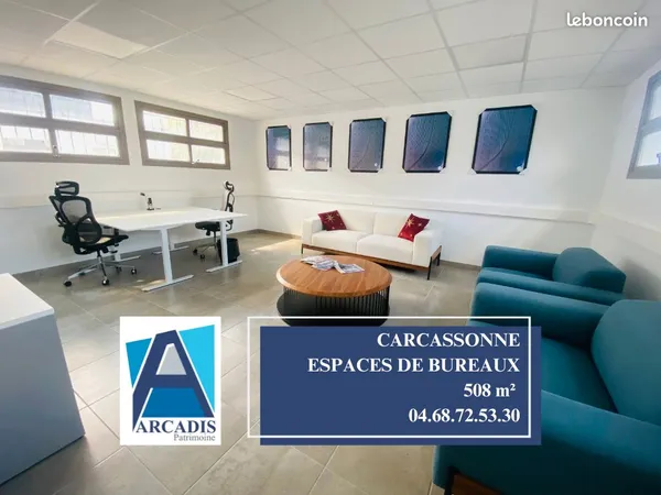 Bureaux 508 m² CARCASSONNE 