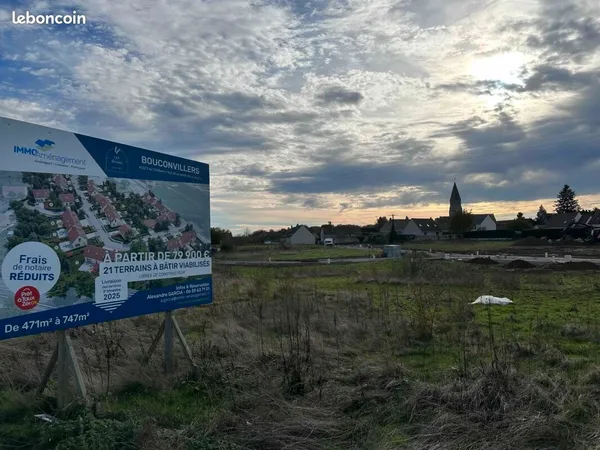 Terrain 600 m² Pontoise 