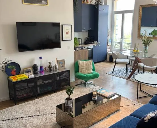 Loue une chambre chez l'habitant dans appartement 