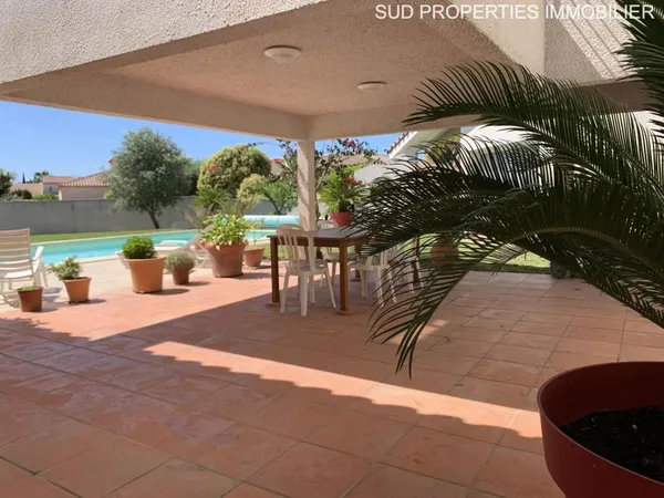 PERPIGNAN - 4 CHAMBRES - BUREAU - PISCINE 