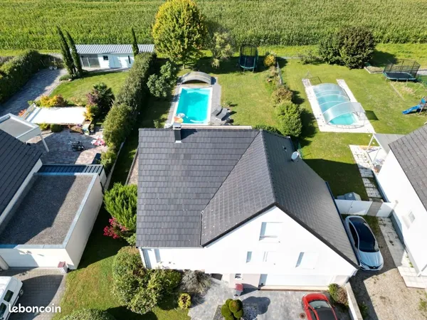 Maison d'architecte avec piscine Erstein Krafft 