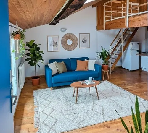 Appartement cosy avec mezzanine et terrasse - 37m2 au sol 