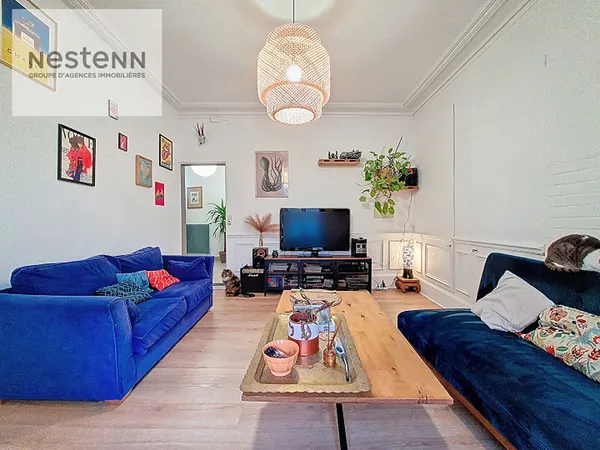 Orléans Dunois, appartement T3, à 15 minutes à pied de la gare, charme de l'ancien, petite 