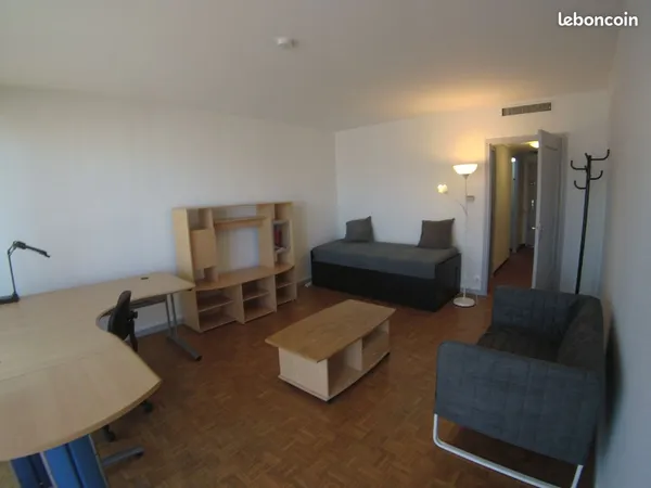 La Tronche T1 bis 33m2 meublé 