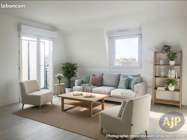 Appartement 3 pièces 38 m² 