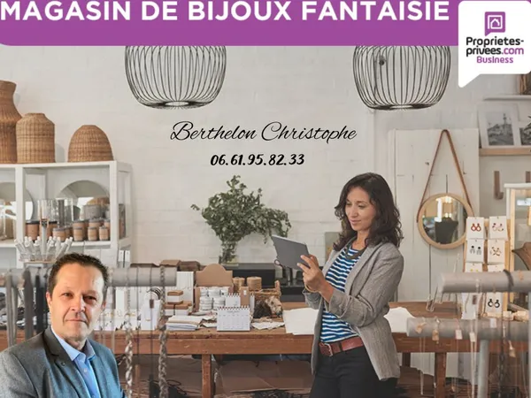 Fonds de commerce bijouterie, mode 130 m² 