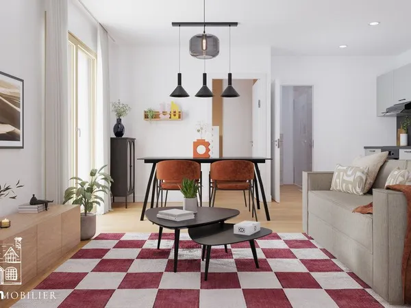 Appartement 2 pièces 38 m² 