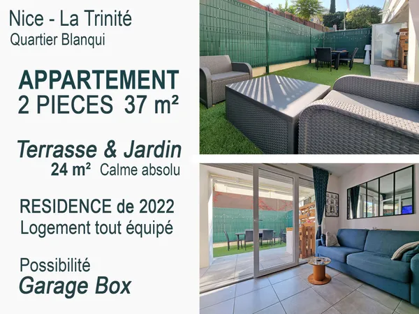 Appartement 2 pièces 38 m² 