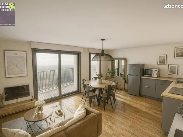Appartement 3 pièces 64 m² 