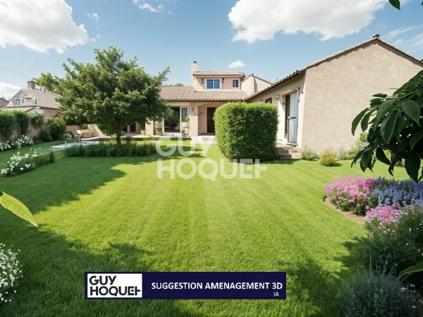 BEAU POTENTIEL ! Maison de plain-pied 129m² sur terrain 1000 m2 
