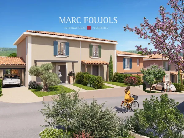 Cogolin - Programme neuf - Maison 4 pièces, jardin et garage 