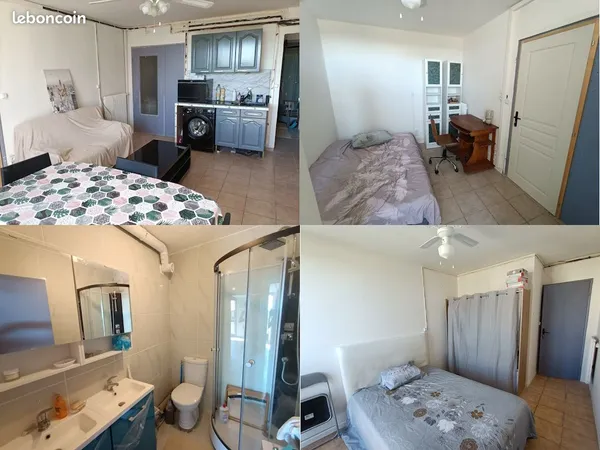 Chambre meublée en coliving 410 Euros TCC dans Superbe appartement Rénové d'une résidence de 