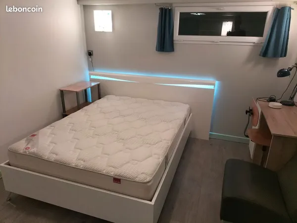 Location meublé T2 en sous-sol chez un particulier 