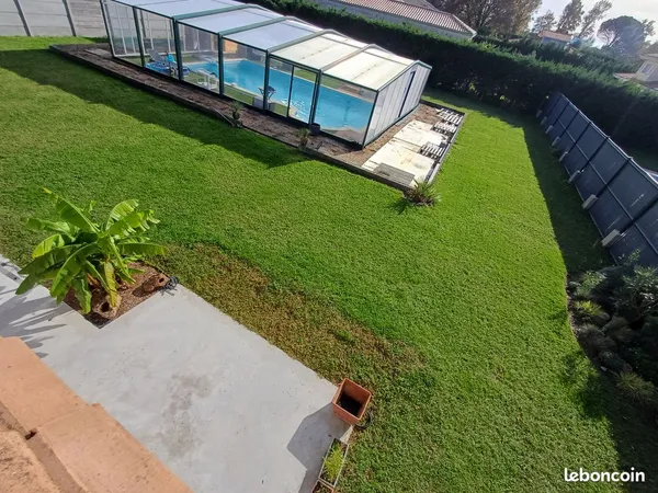 Maison arboré 146 m² total avec 1200m2 de terrain 