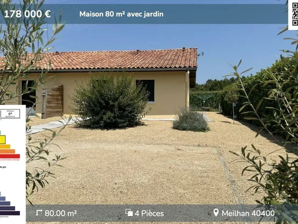 Maison 3 pièces 71 m² 