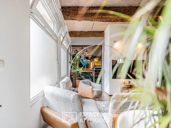Loft avec piscine intérieure à deux pas des bords de Loire 