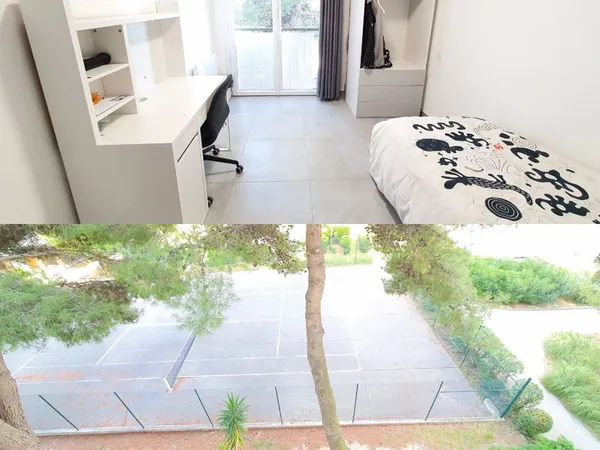 Chambre chez l'habitant tout confort, entièrement rénové, meublé avec parking. Quartier 