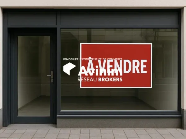 AUBERVILLIERS - Local commercial de 390m² en pied d'immeuble - 