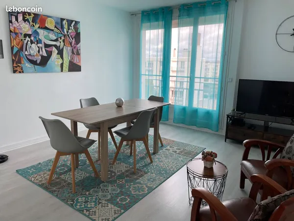 T4 meublé lumineux Rezé Château - Confort, espace et tranquillité 