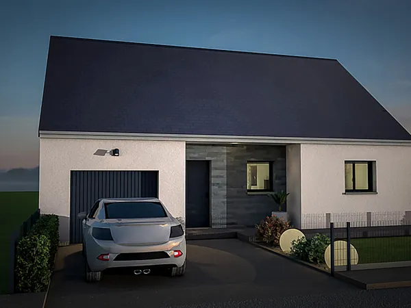 Terrain + maison 69 m² 