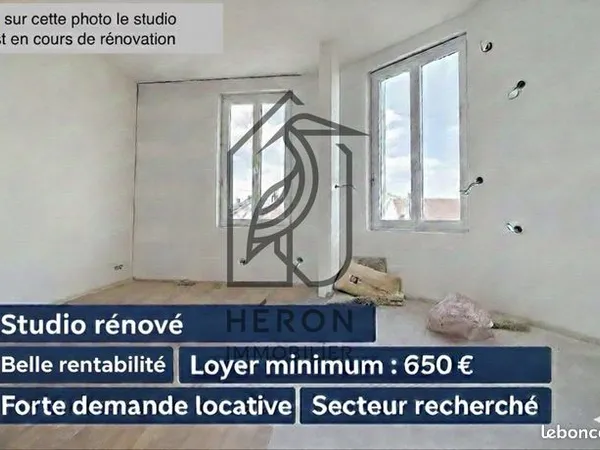 Studio 1 pièce 16 m² 