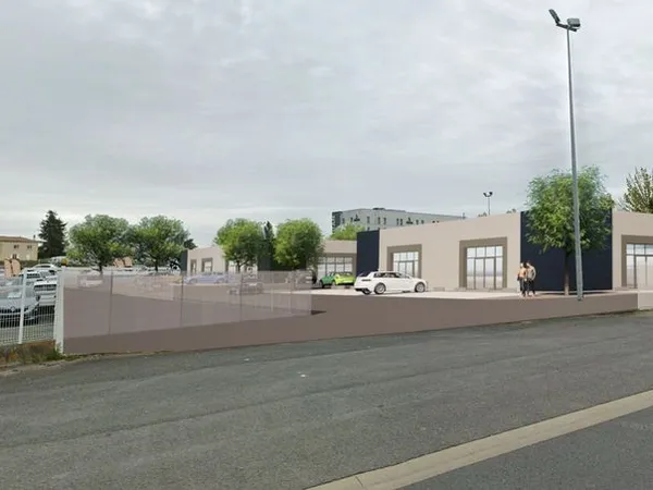 Chauray, Espace mendes france , sur axe un très passager, un local de 210m2 disponible 