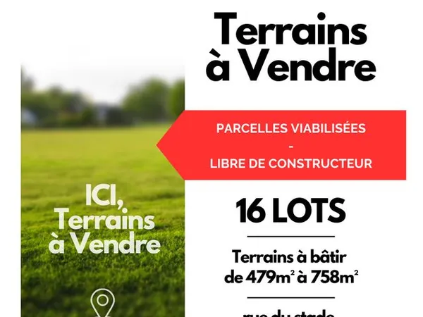 Terrain 758 m² Piblange 
