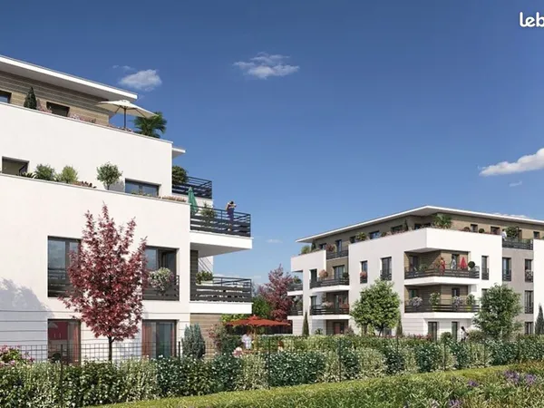 Appartement T3 neuf avec grand jardin expose plein sud - Box double fermé - Résidence haut de 