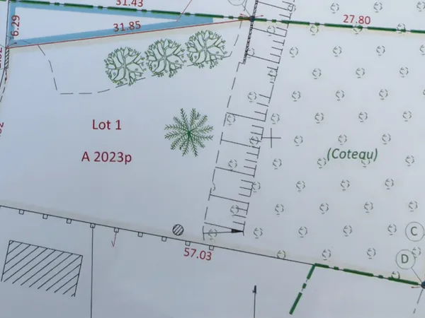 Terrain 1560 m² 