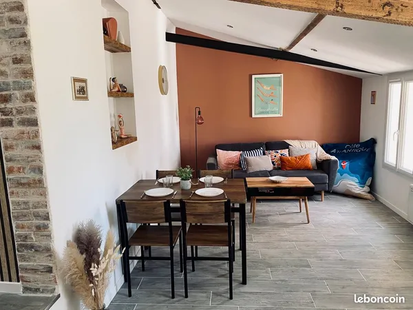 Maison avec jardin et grande terrasse - Centre bourg de Bouin (proche Noirmoutier) - Pas de travaux 