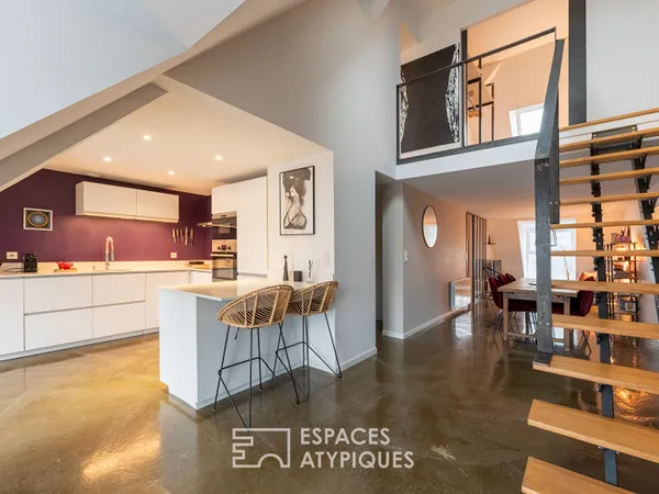 Appartement en duplex au coeur historique de Rouen 