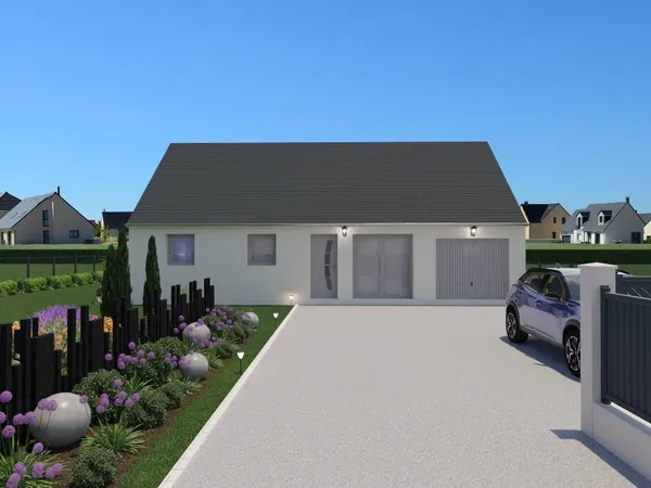 MAISON 3 CHAMBRES +GARAGE à Outarville 