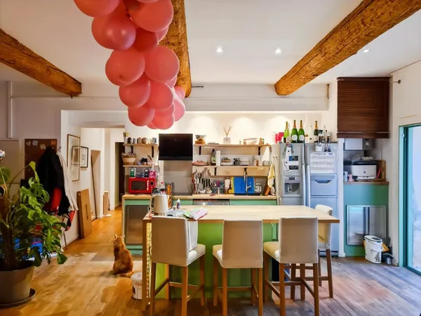 Charme ancien à Pignan : appartement 135 m² avec jardin 