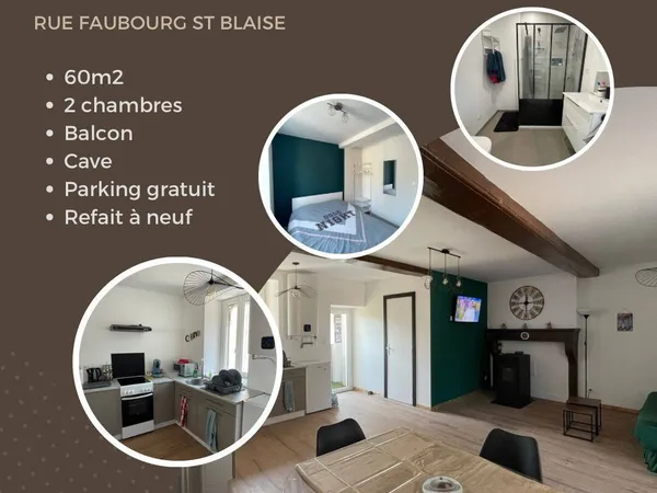 Appartement 3 pièces 60 m² 