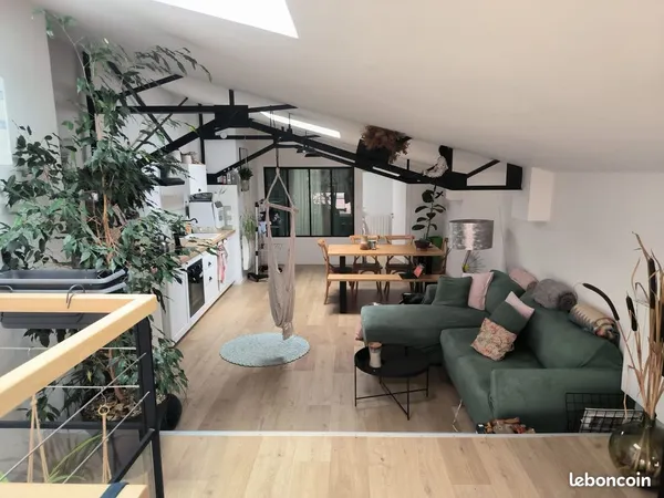 À louer - Loft meublé tout confort - Île de Nantes (57 m²) 