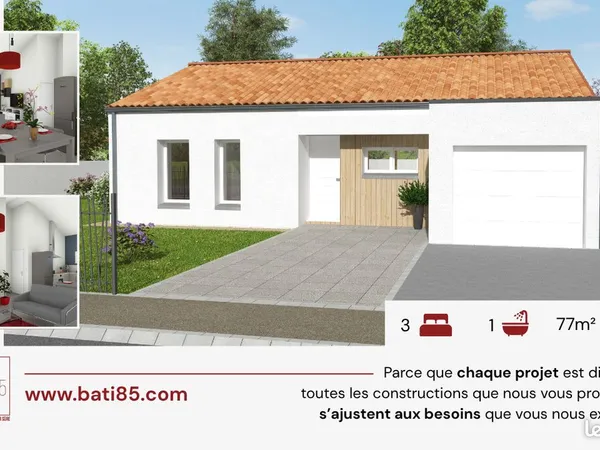 Maison 77 m² Montaigu Vendee 