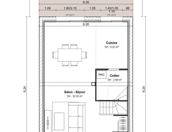 Maison 4 pièces 87 m² 
