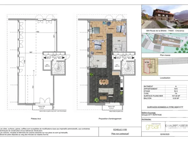 Appartement 117 m² 