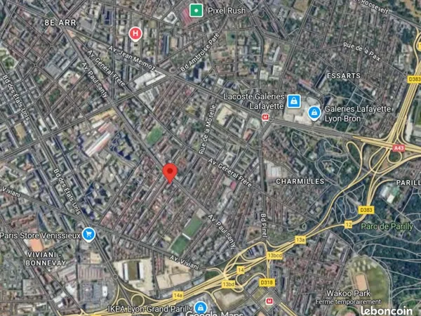 Parking 14 m² Lyon 